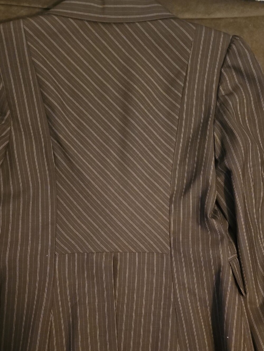 Banana Republic Brown Pinstripe Blazer - Picture 5 of 8